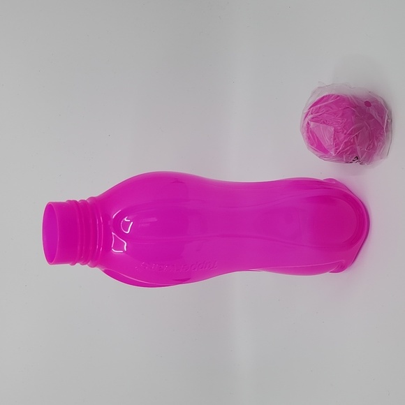 Tupperware Eco Bottle 1L Neon Pink New - Picture 1 of 6